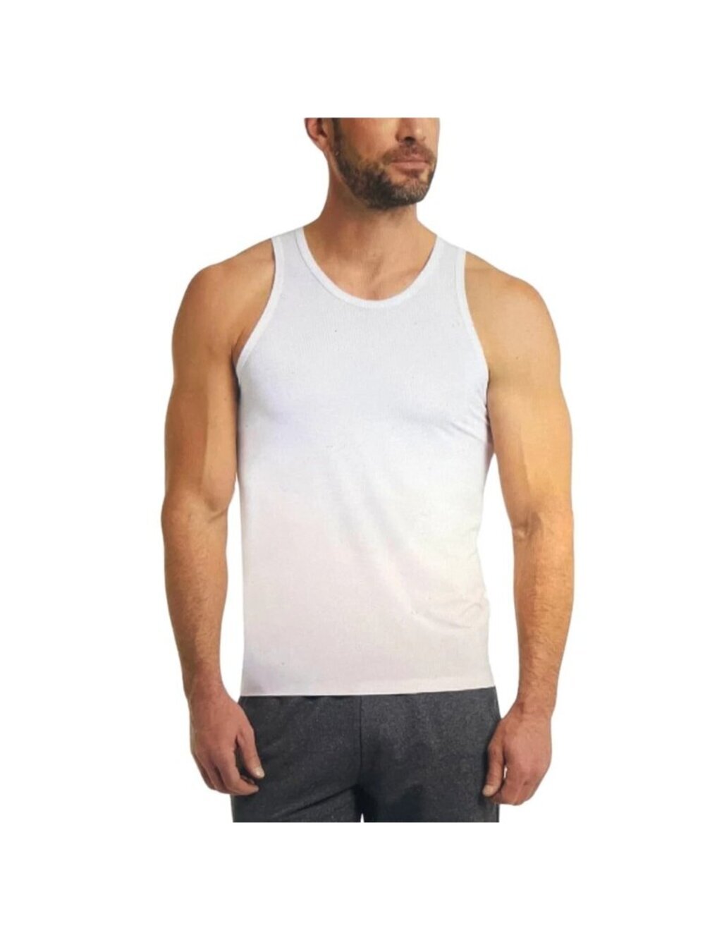 NWT 32 Degrees Cool Men's XL Comfort Mesh Tank 2-Pack White Breathable Quick Dry